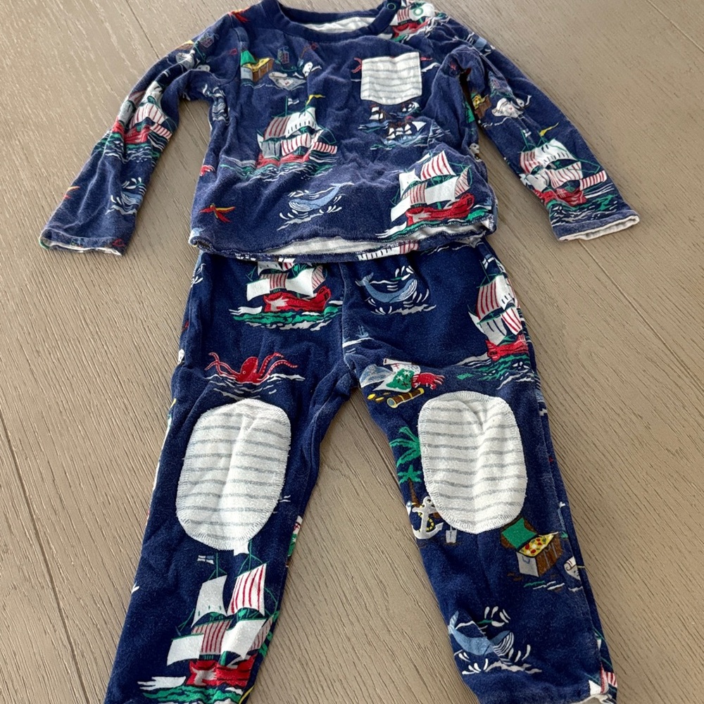 Baby Boden Pirate Reversible Outfit Set